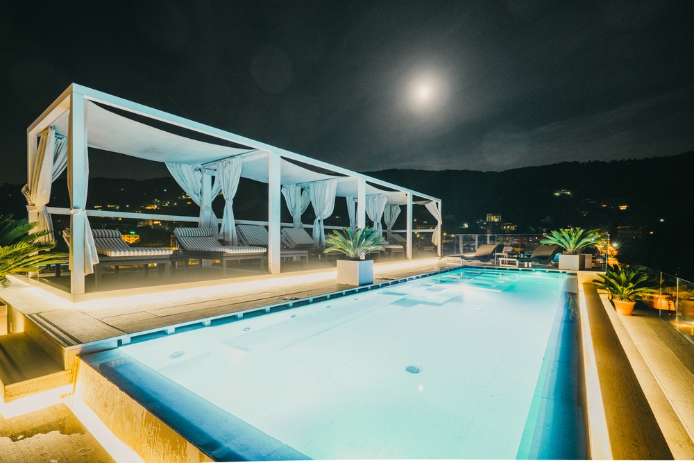 Piscina panoramica Hotel La Palma Stresa
